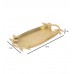 Gold Leaf Aluminium Tray